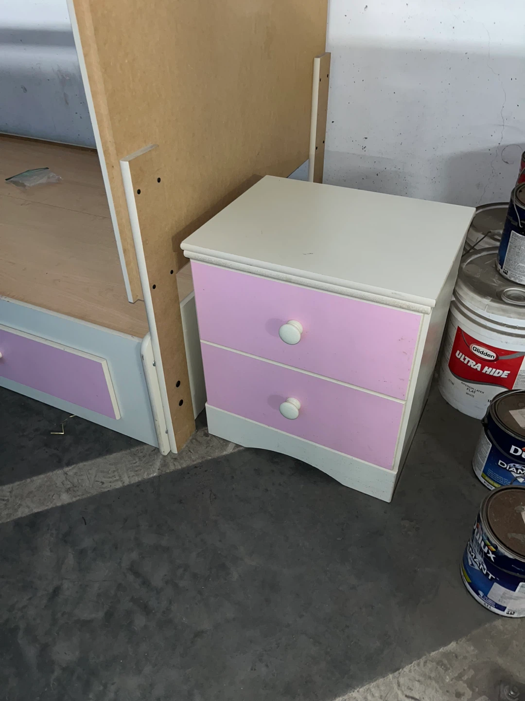 Kids Dresser and Bed Frame Set - photo 2