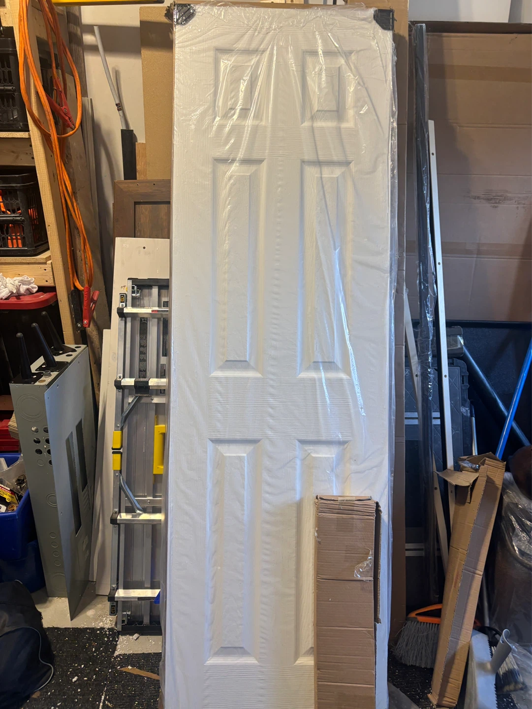 White Six-Panel Interior Door - photo 2