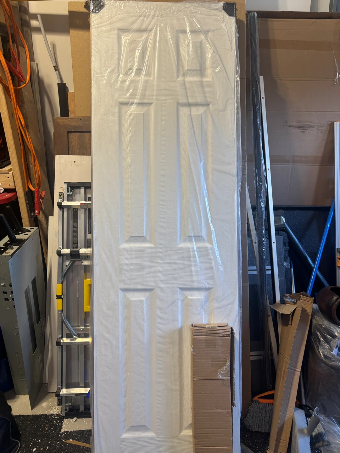 White Six-Panel Interior Door