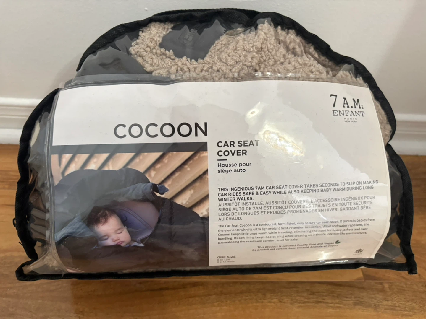 7 A.M. Enfant Cocoon Car Seat Cover - One Size 0-12M - photo 2