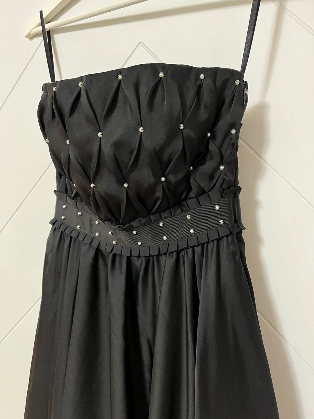 White House Black Market Strapless Prom Dress