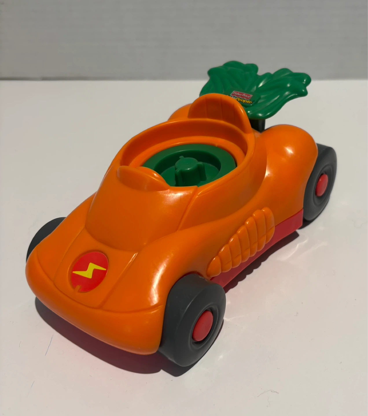 Fisher Price Little People Animalville CARROT RACE CAR 2009 Rare