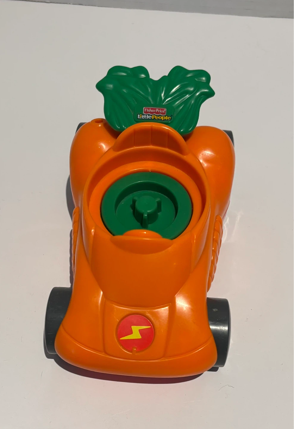 Fisher Price Little People Animalville CARROT RACE CAR 2009 Rare - photo 3