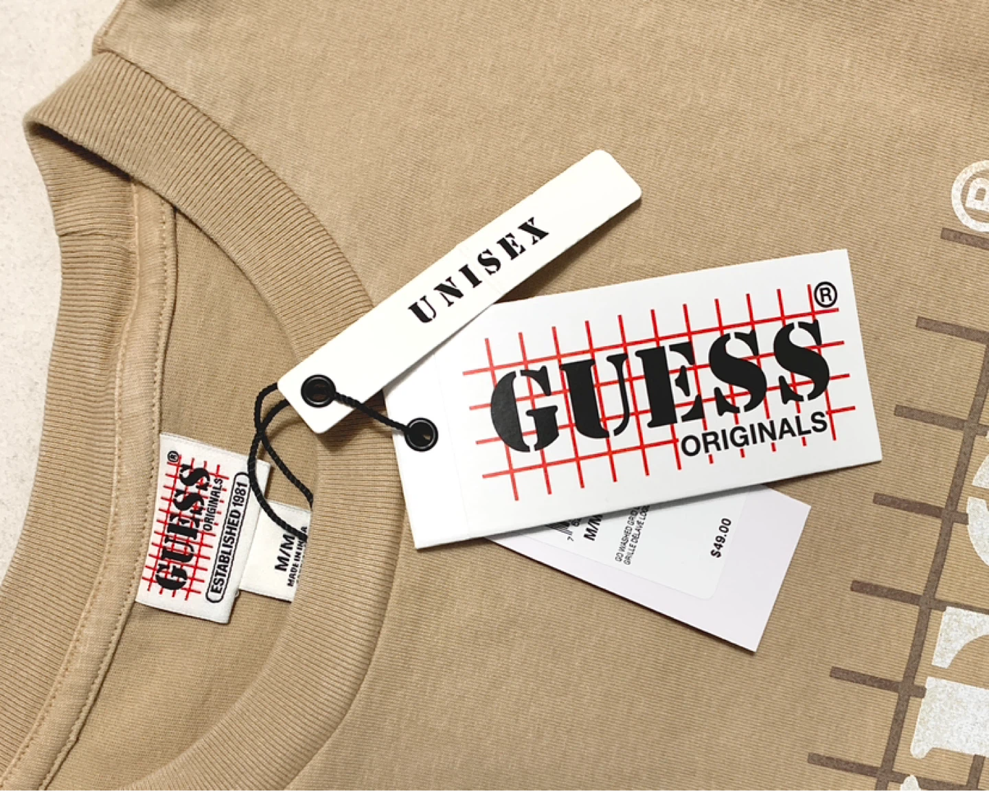Guess T-Shirt Mens Size S/M/L/XL Graphic Tee NEW - photo 3