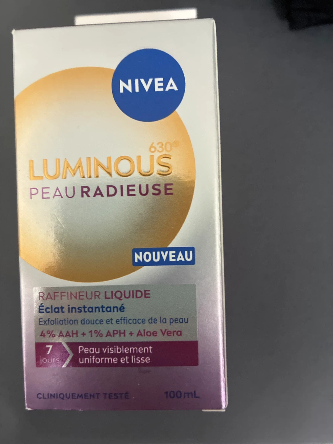 NIVEA Luminous 630 Peau Radieuse Liquid Refiner 100mL