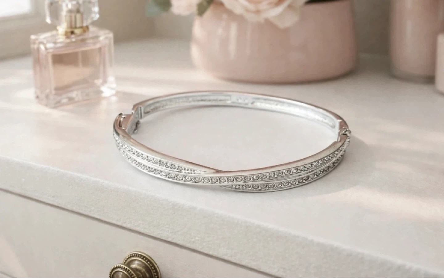 Swarovski Crystal Edith Bangle Bracelet - photo 2