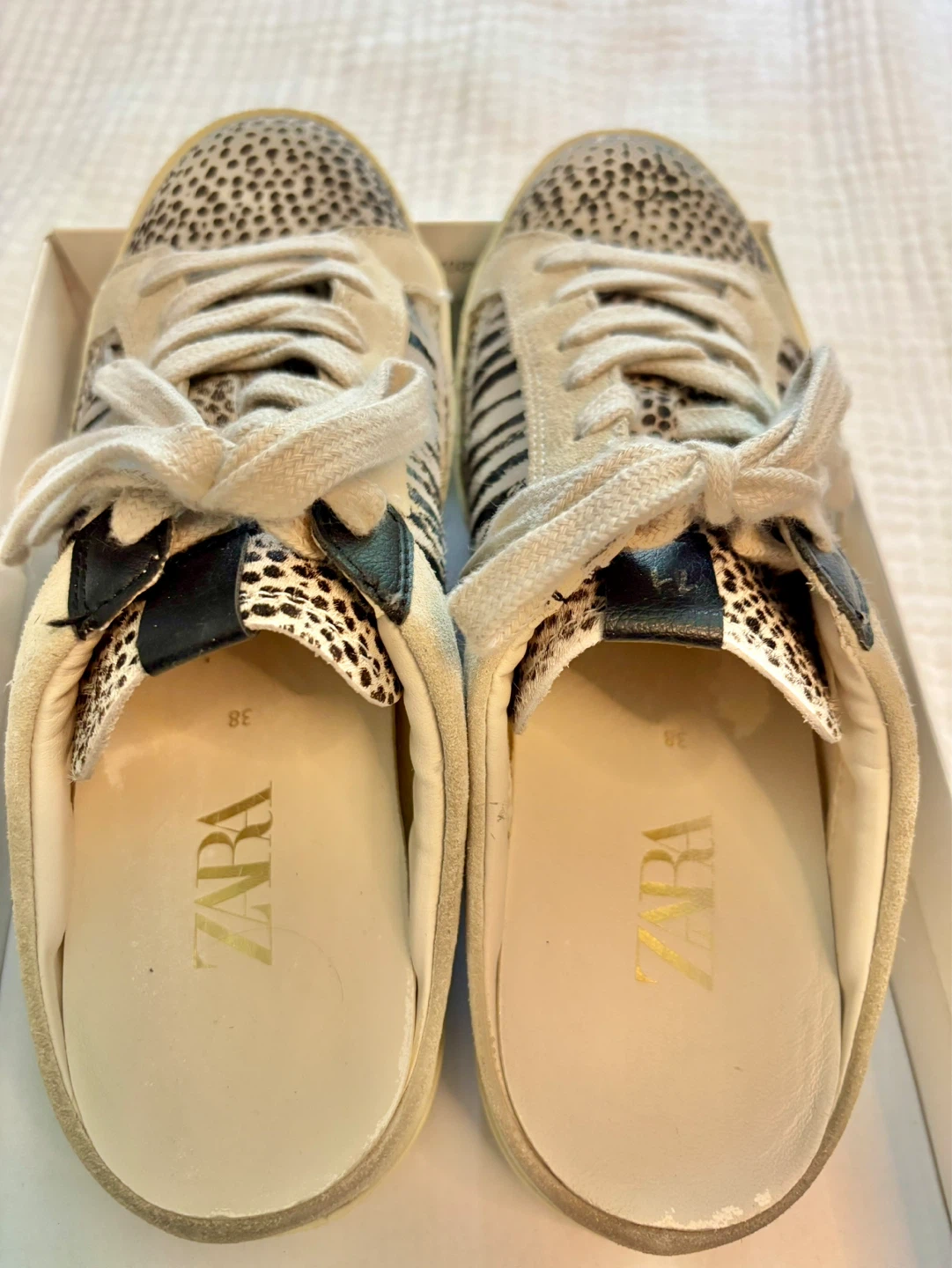 ZARA Women's Animal Print Sneakers - photo 3