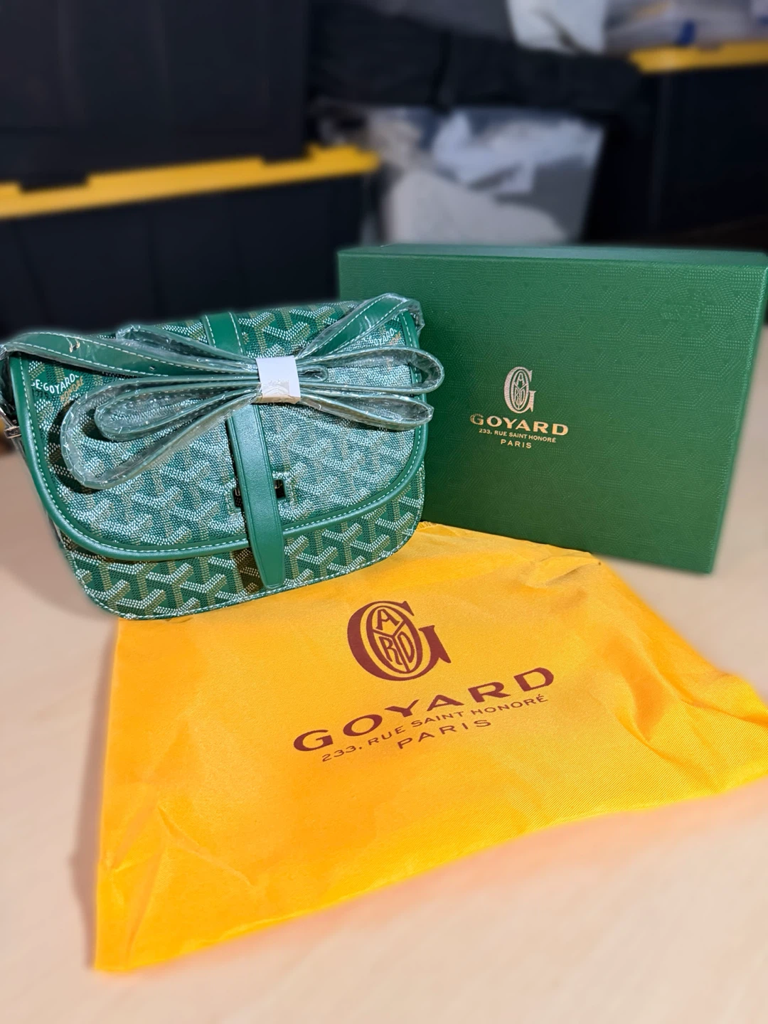 Sac Goyard vert - photo 3