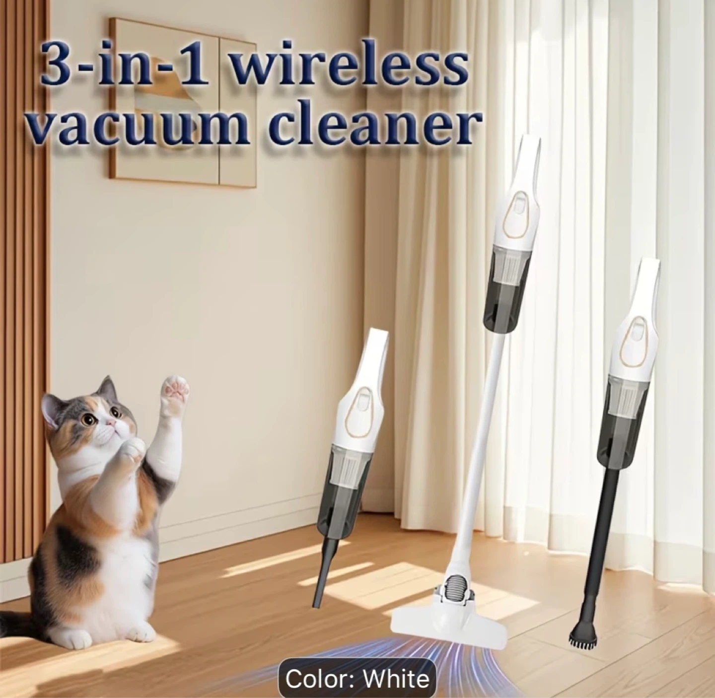 3-in-1 Wireless Vaccum Cleaner *Never Used* - photo 2