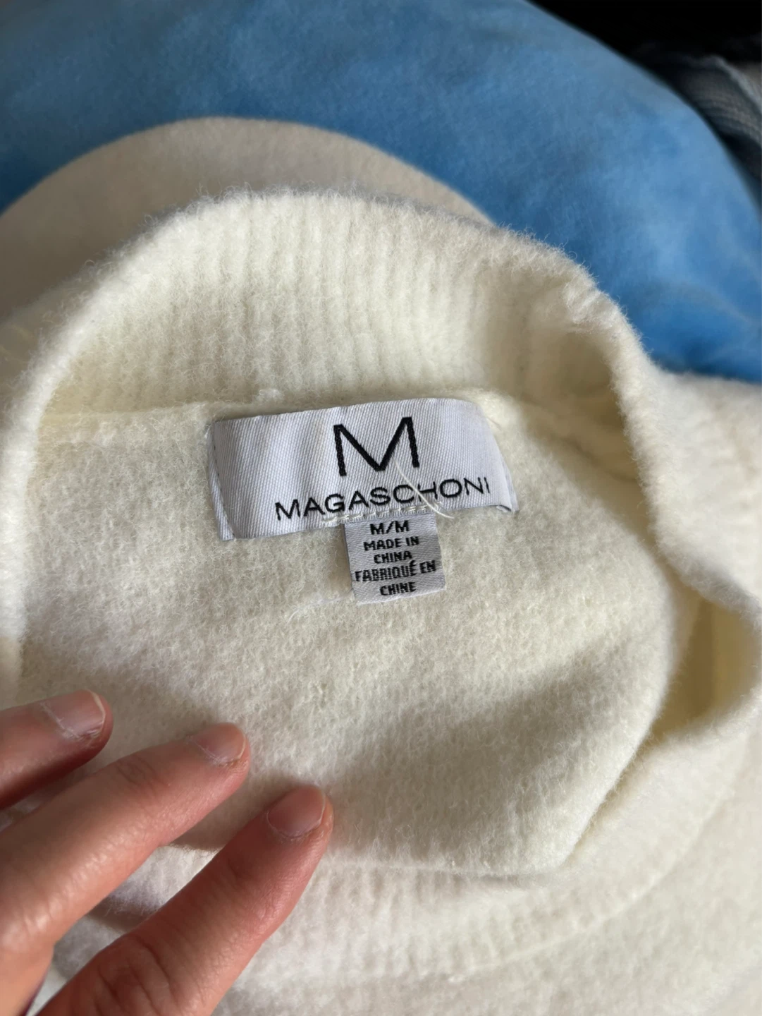MAGASCHONI Cream Knit Sweater - photo 2