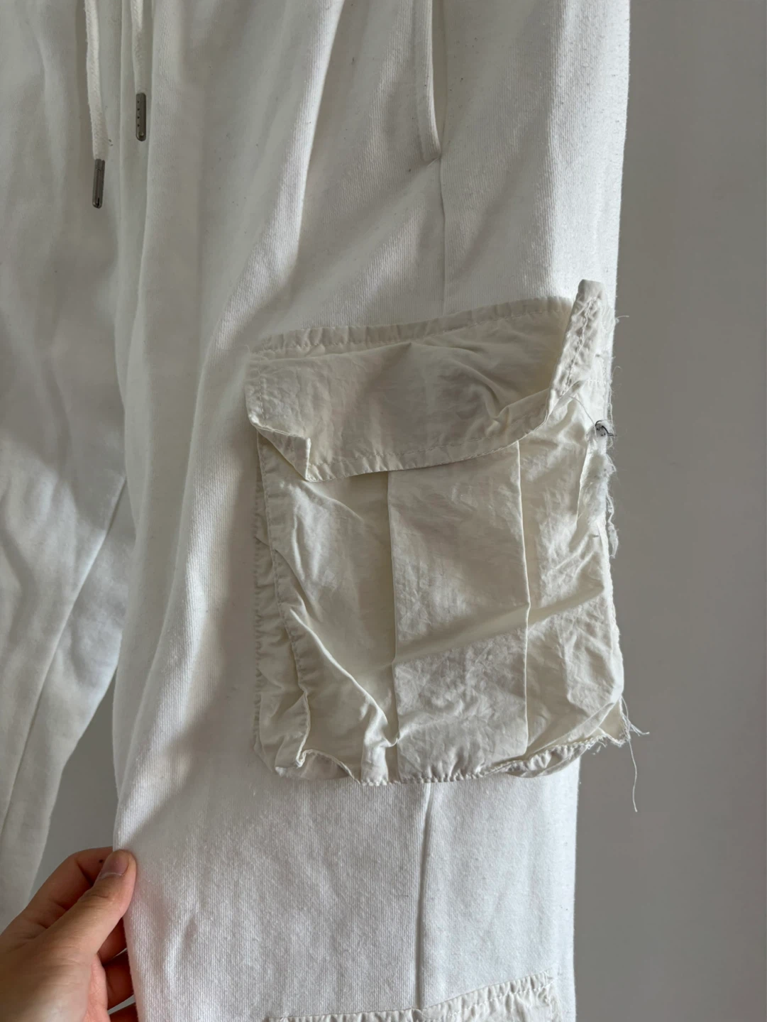 Garage White Cargo Joggers - Size XS - photo 2