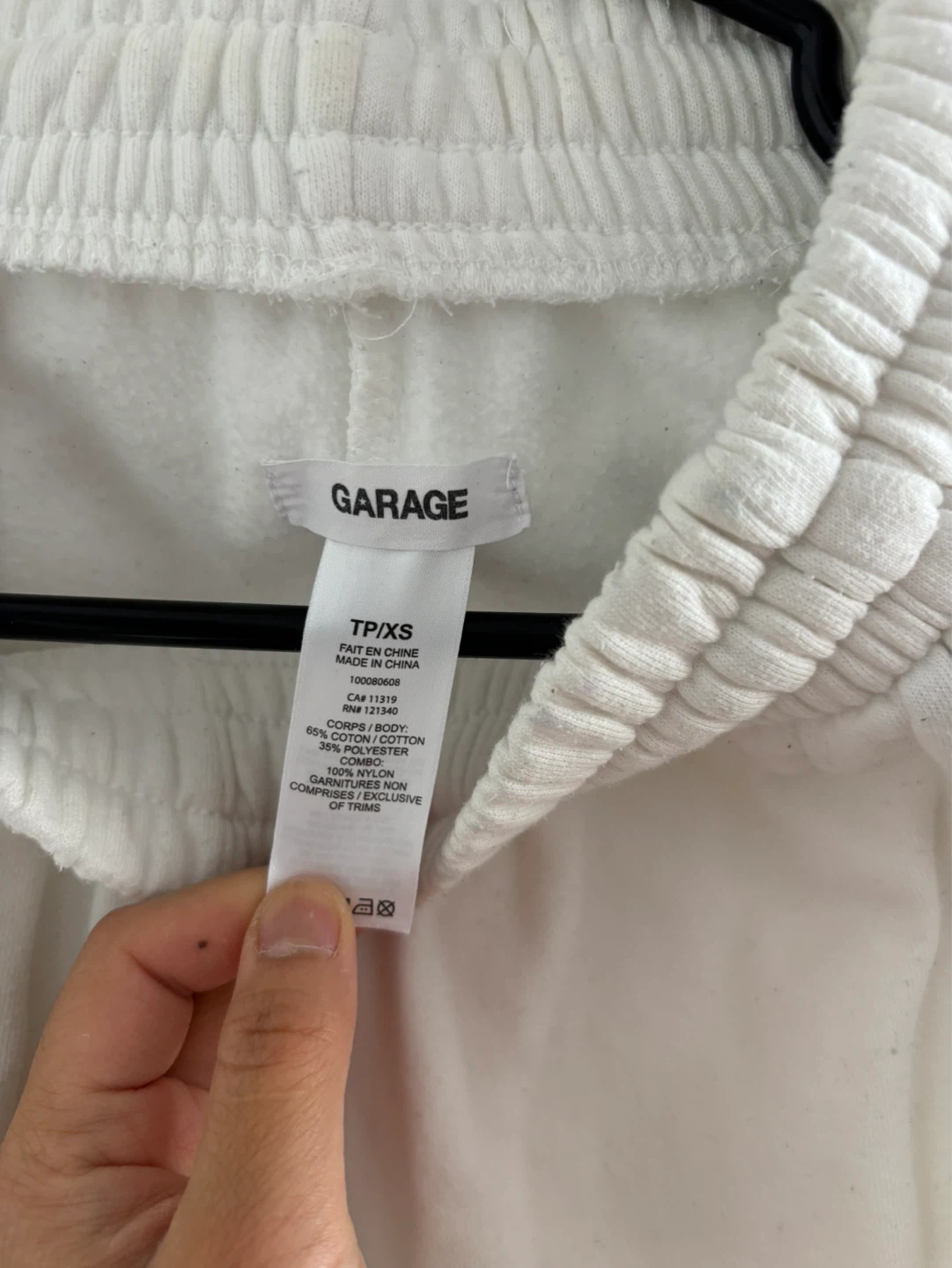 Garage White Cargo Joggers - Size XS - photo 3