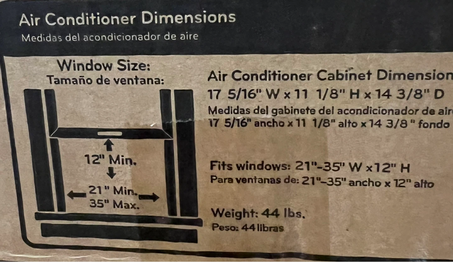 LG 5,000 BTU Room Air Conditioner LW5016 - photo 3