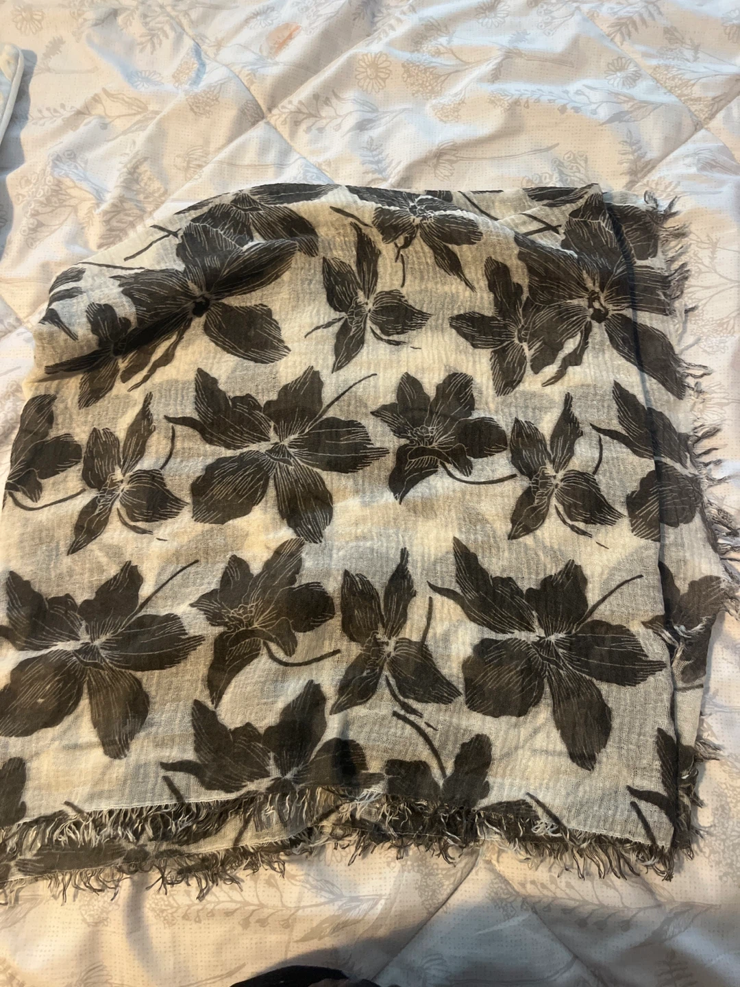 Floral Print Scarf - photo 2
