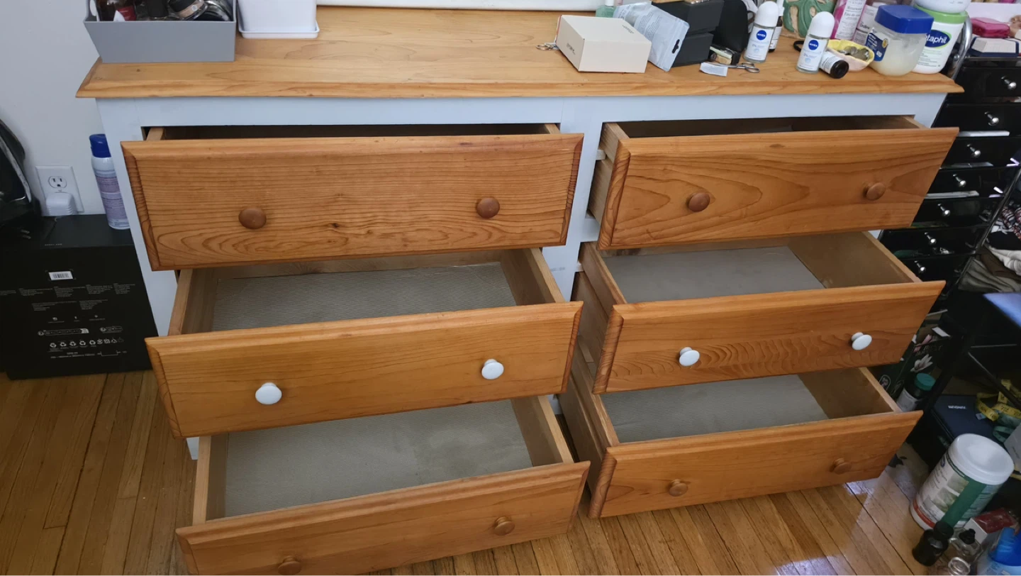 Wooden 6-Drawer Dresser - photo 5