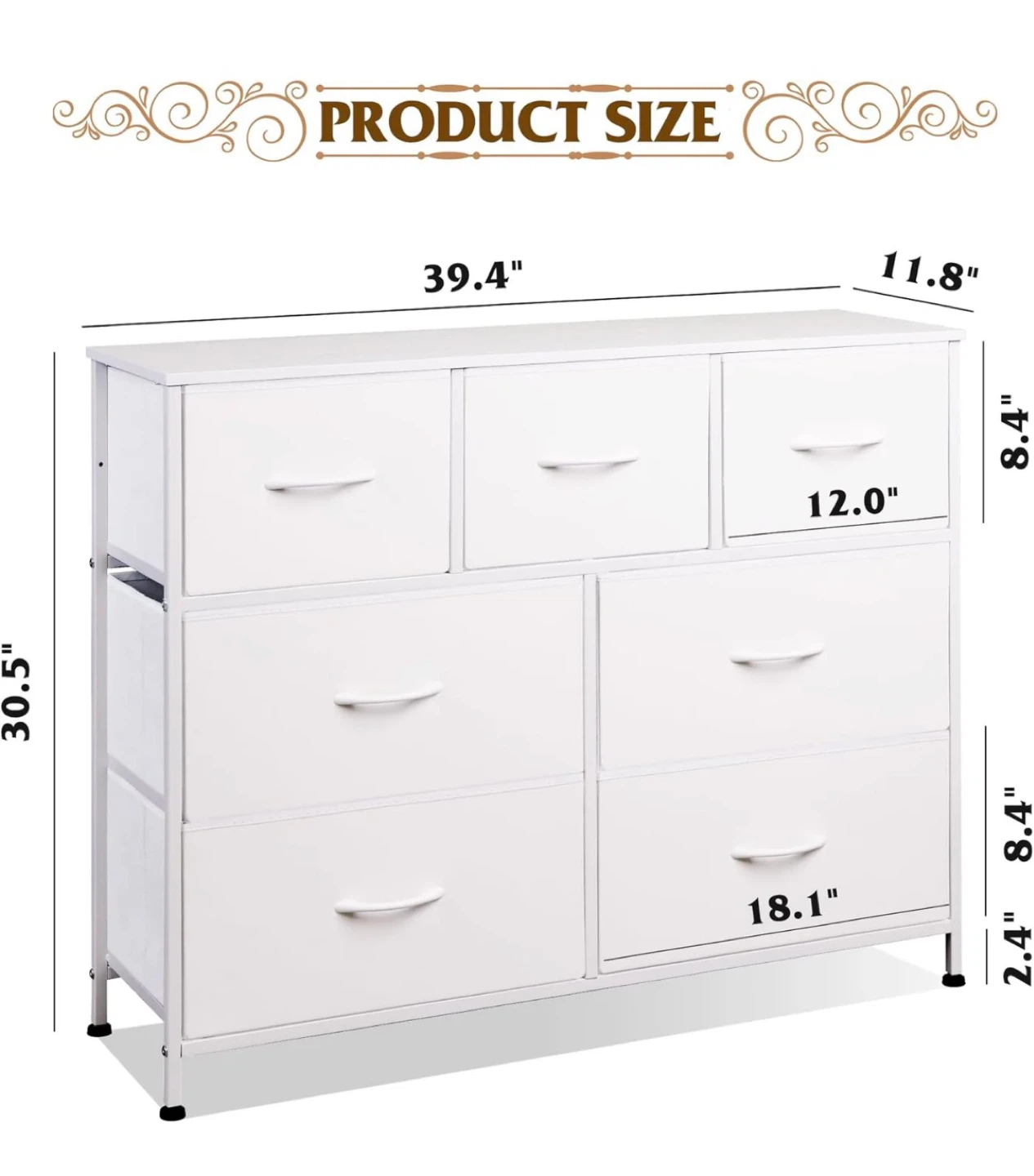 WLIVE 7-Drawer Dresser - photo 4