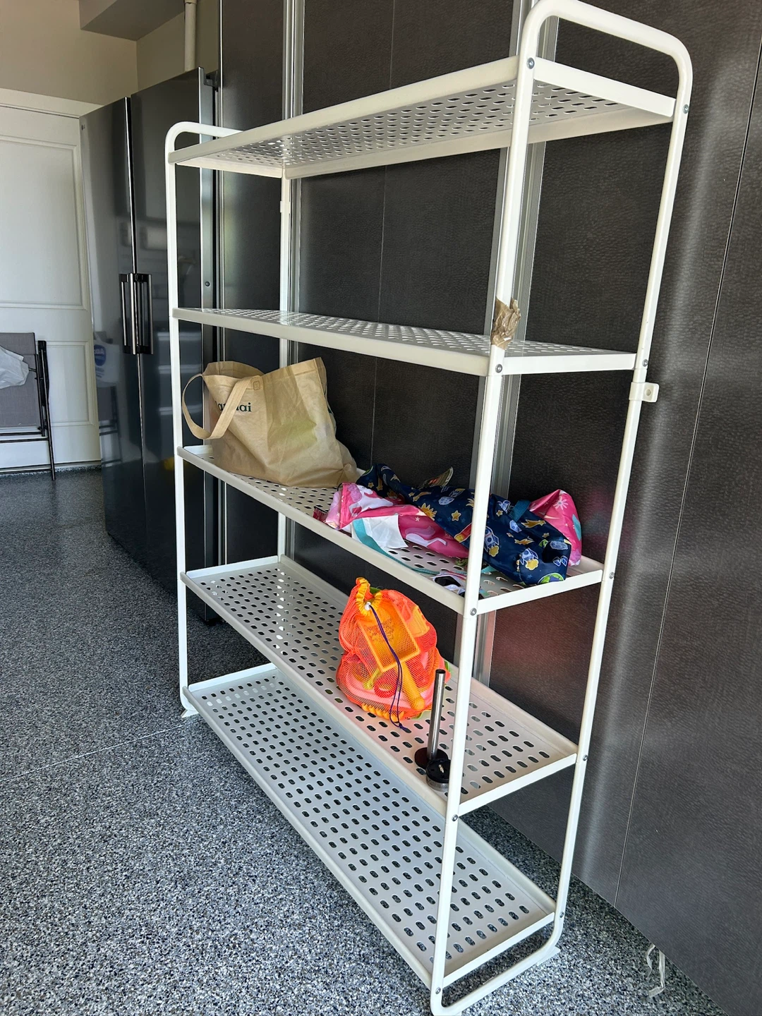 White 5-Tier Storage Shelf