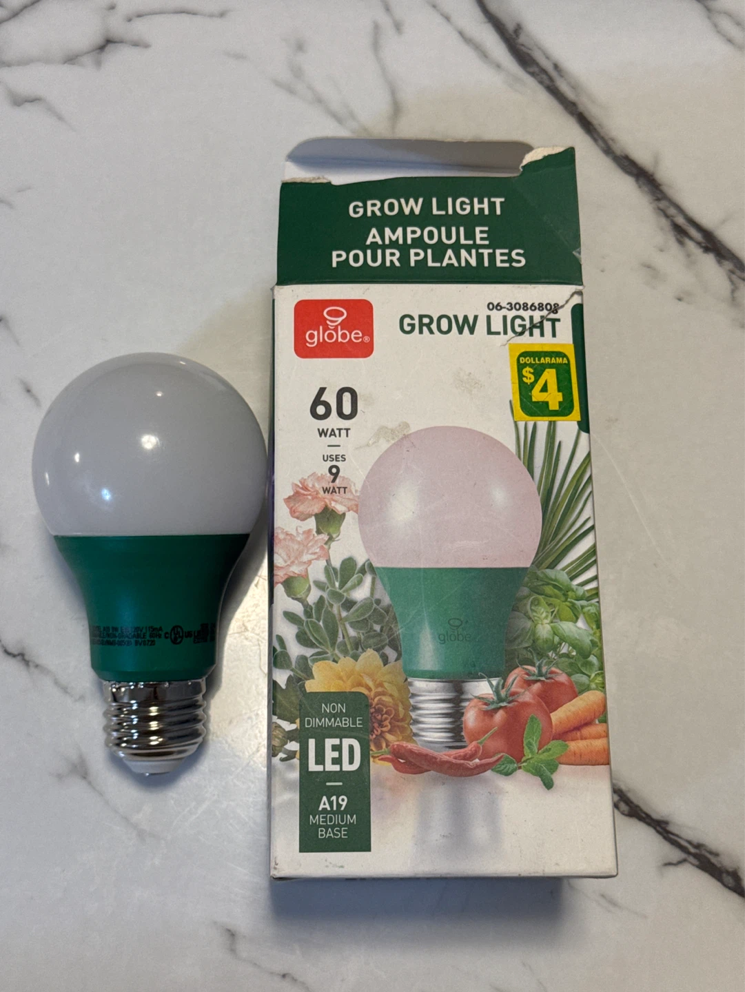 Globe LED Grow Light Bulb