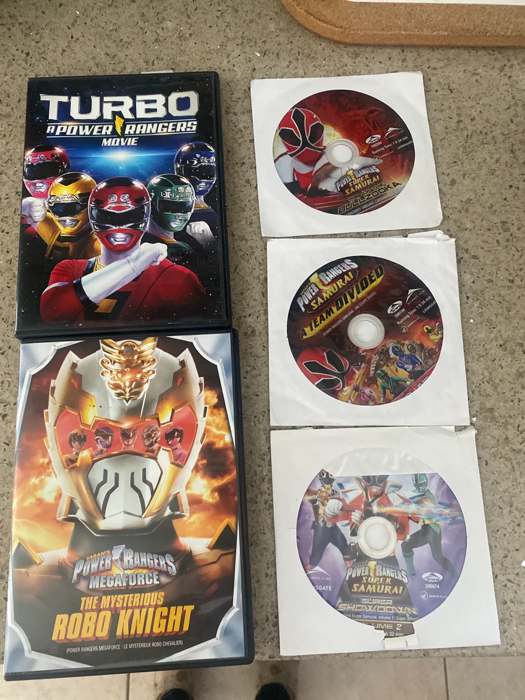 Power Rangers DVD Collection: Turbo, Samurai, Megaforce