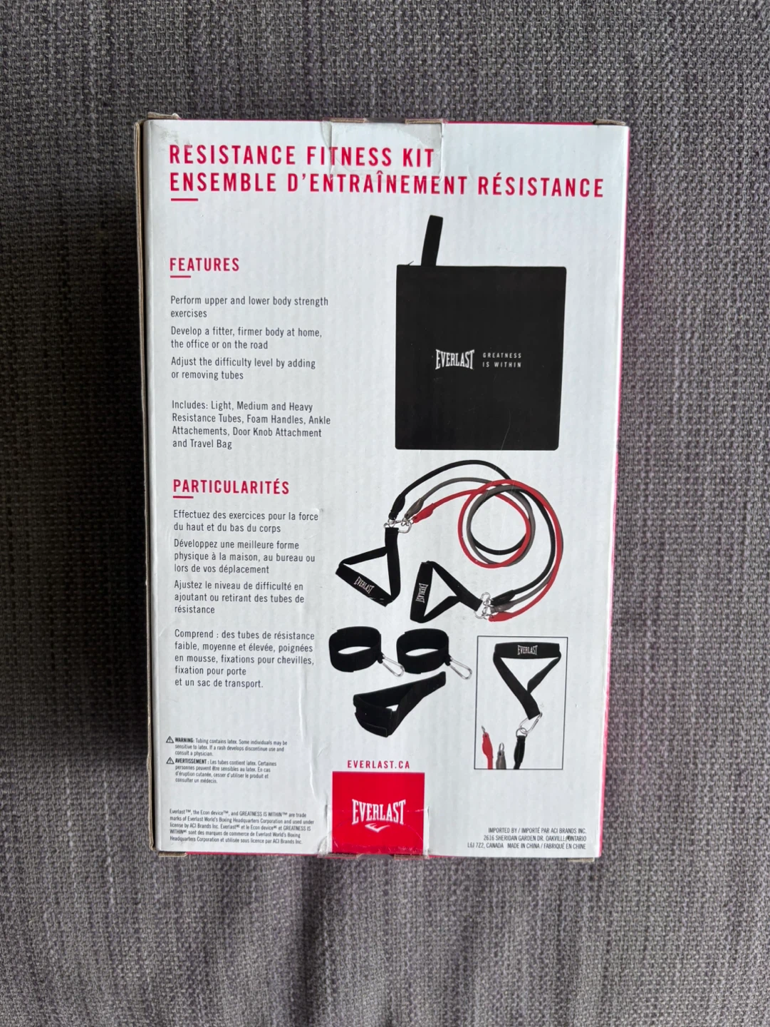 Everlast Resistance Fitness Kit - 9 Piece Set - photo 2