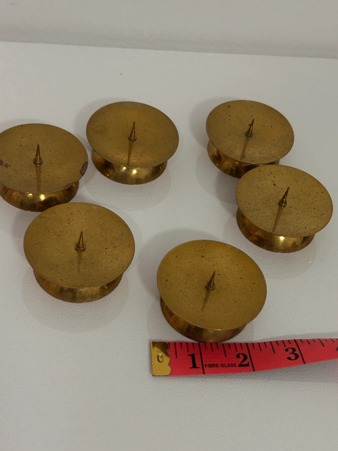 Set of 6 Brass Candlesticks - photo 3