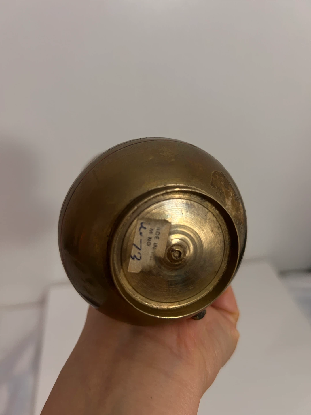 Brass Pitcher with Engraved Design - photo 4
