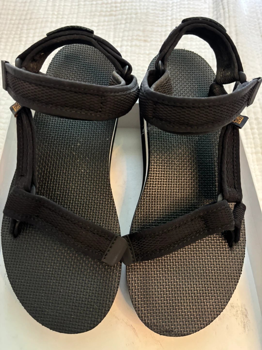 Teva Black Platform Sandals Size 8 - photo 5