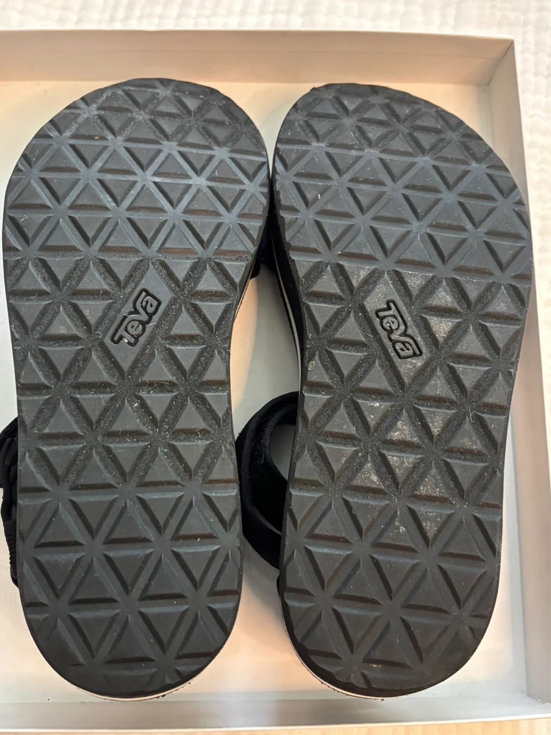 Teva Black Platform Sandals Size 8 - photo 2