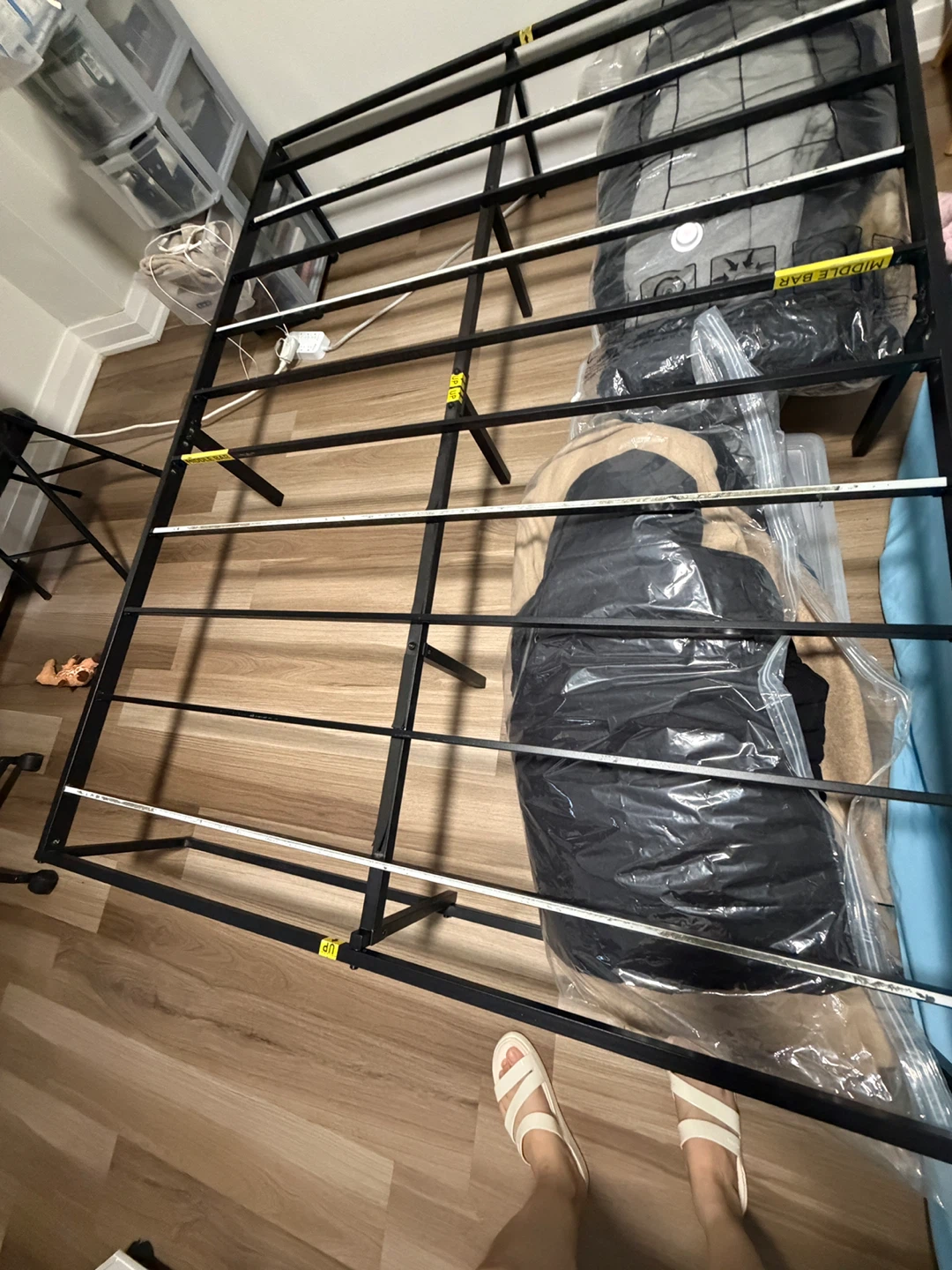 Black Metal Bed Frame - photo 3