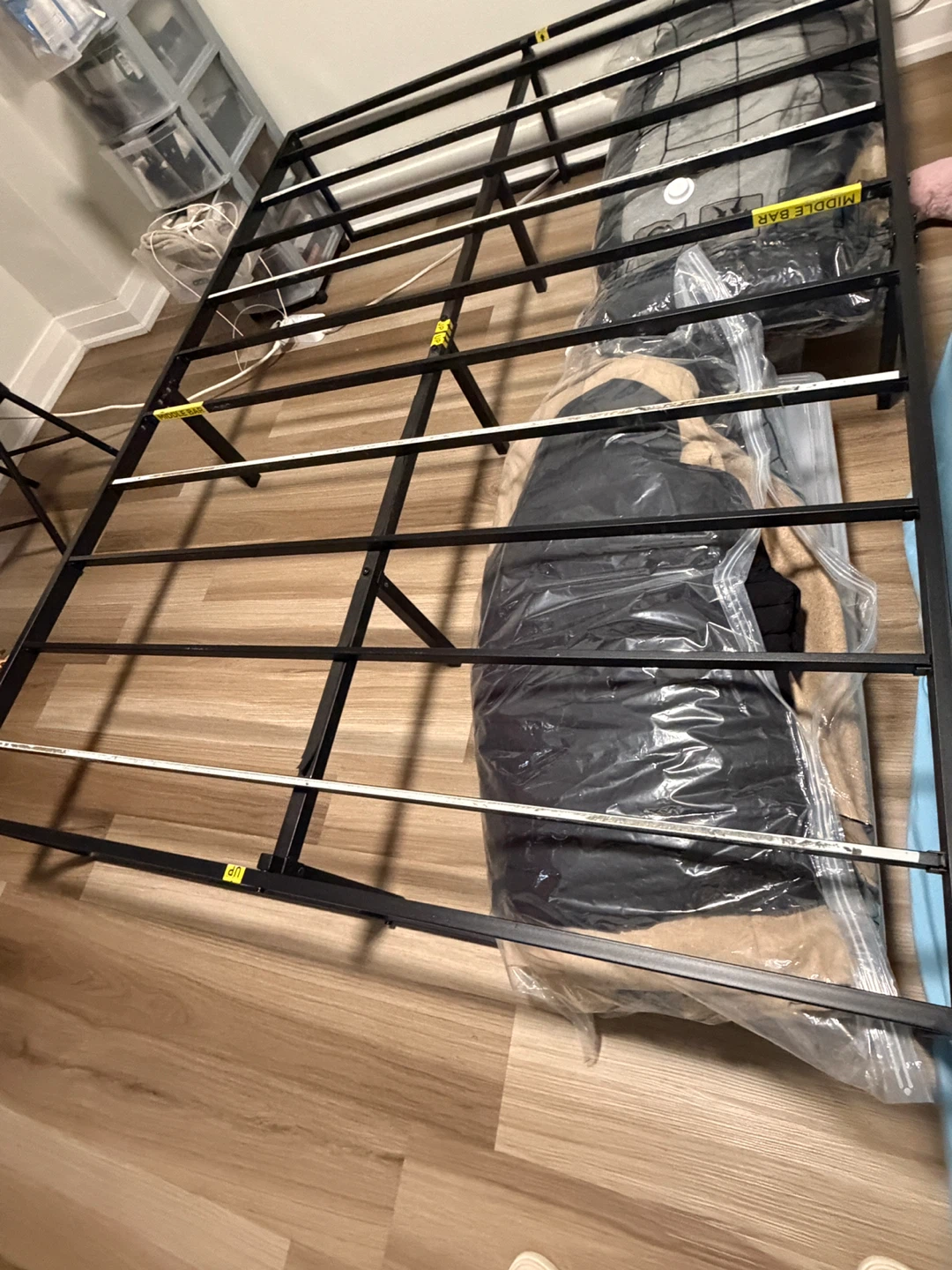 Black Metal Bed Frame - photo 4
