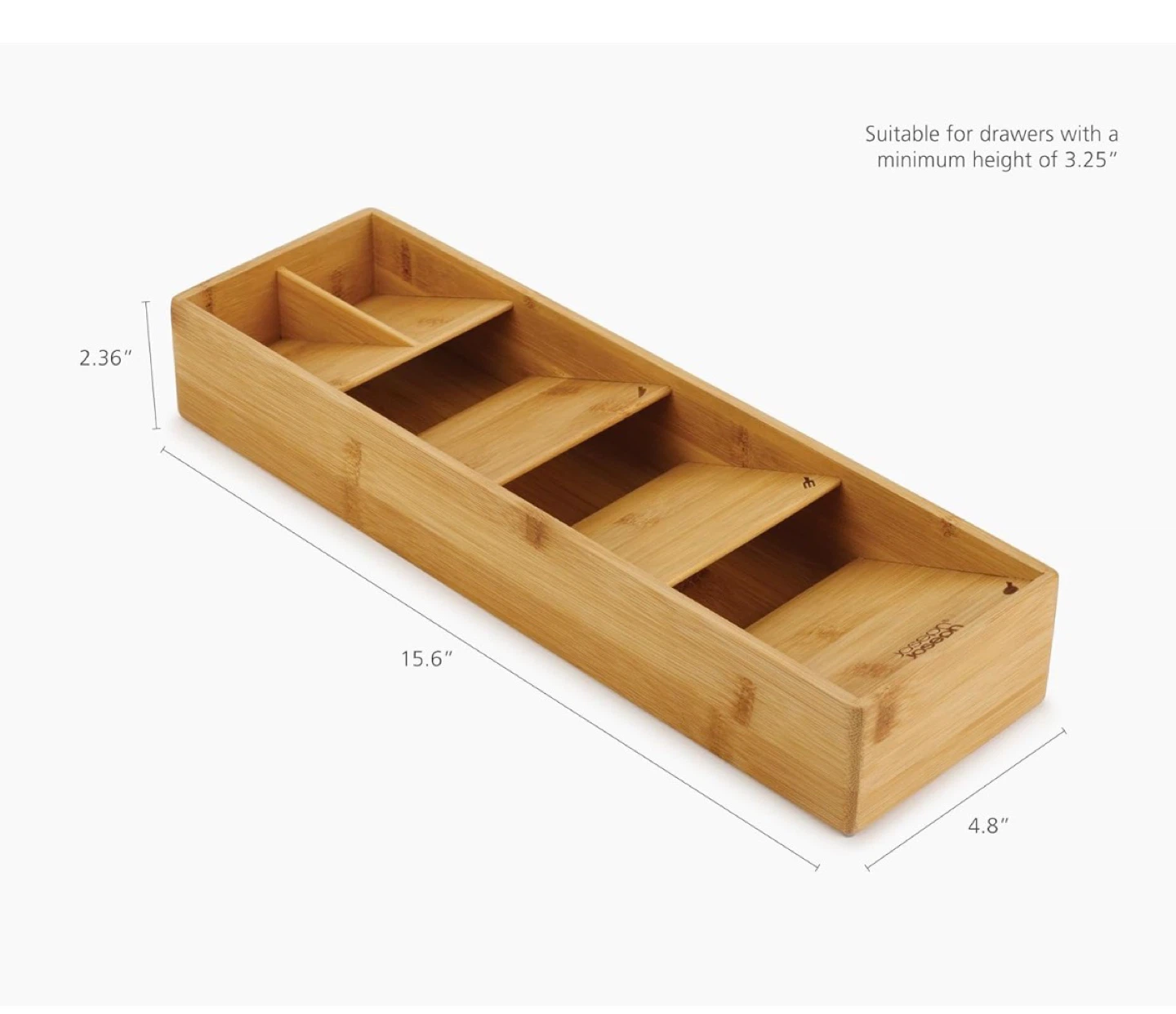 Joseph Joseph Drawer Store Cutlery Organizer Bamboo 5 Comp - photo 2