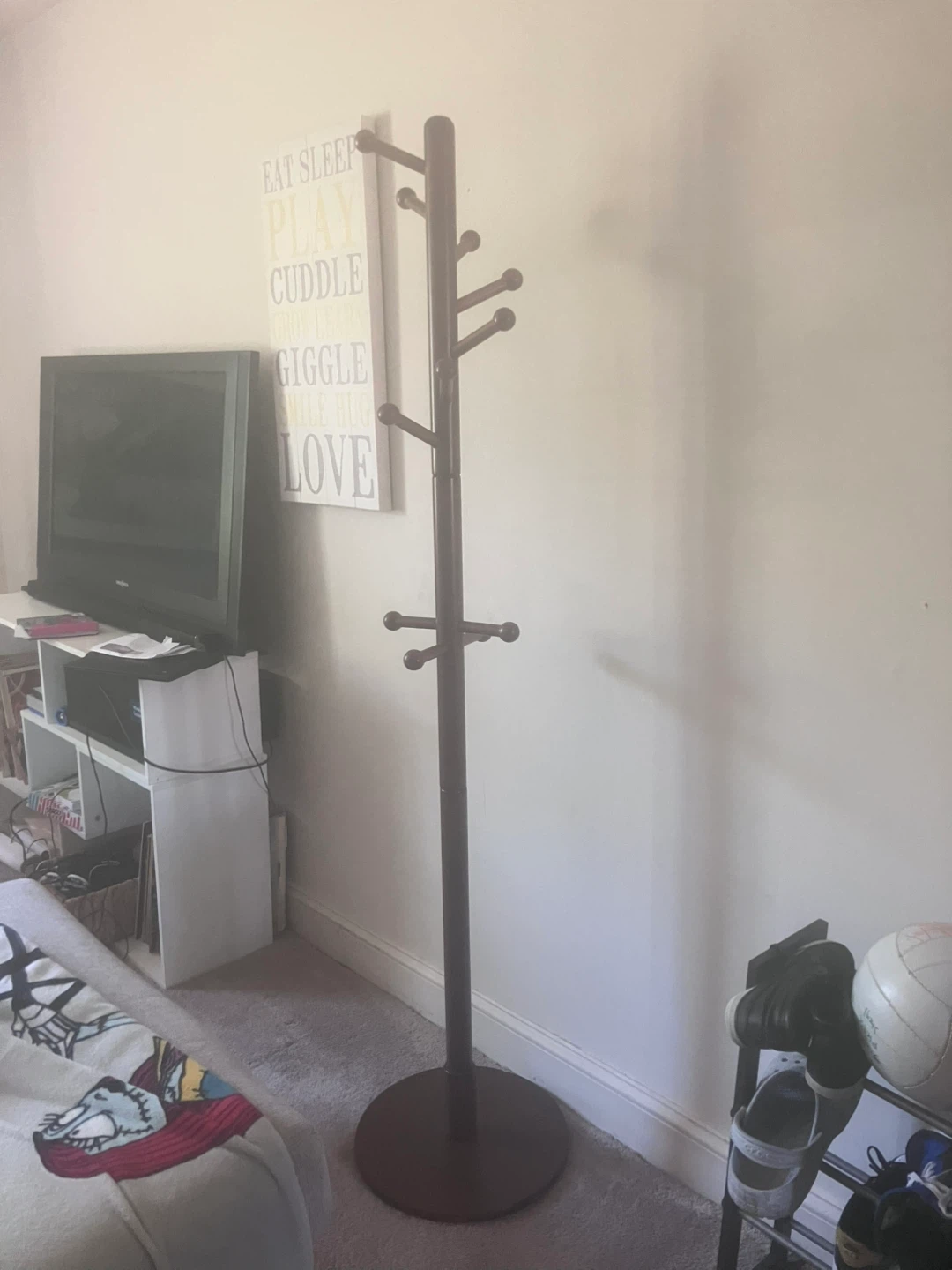 Wooden Coat Rack Stand