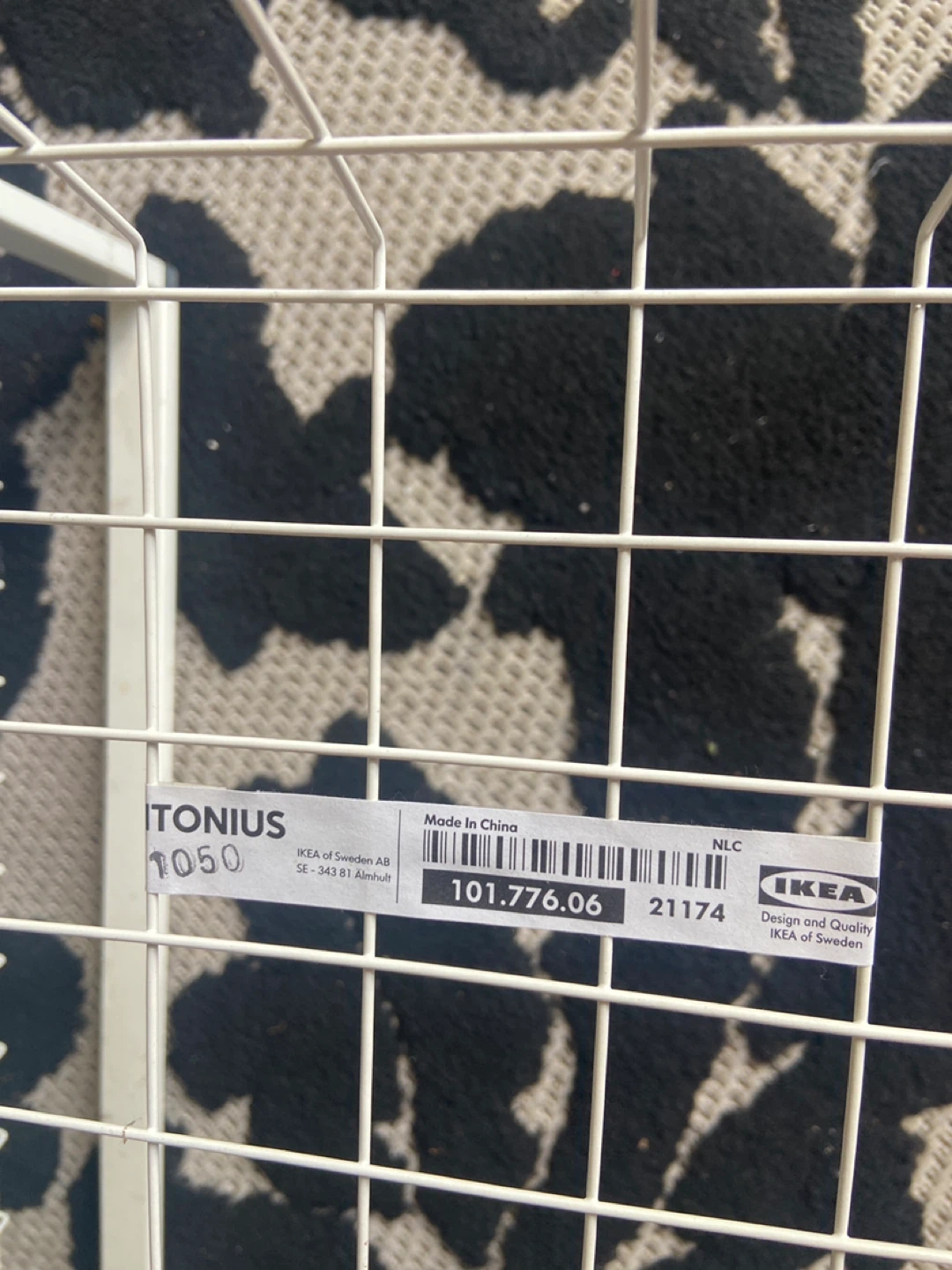 IKEA ANTONIUS 3-shelf wire basket unit - photo 3