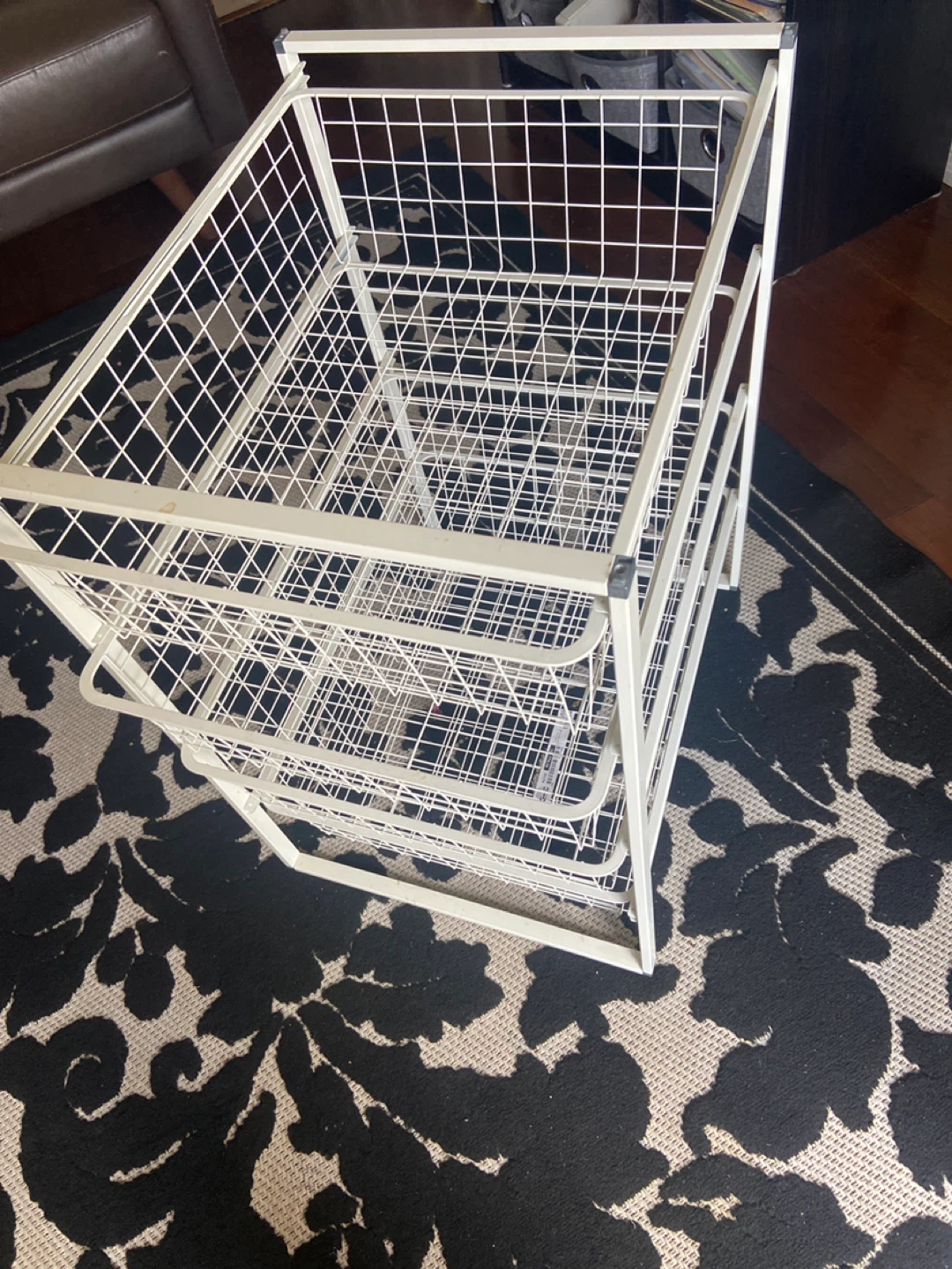 IKEA ANTONIUS 3-shelf wire basket unit
