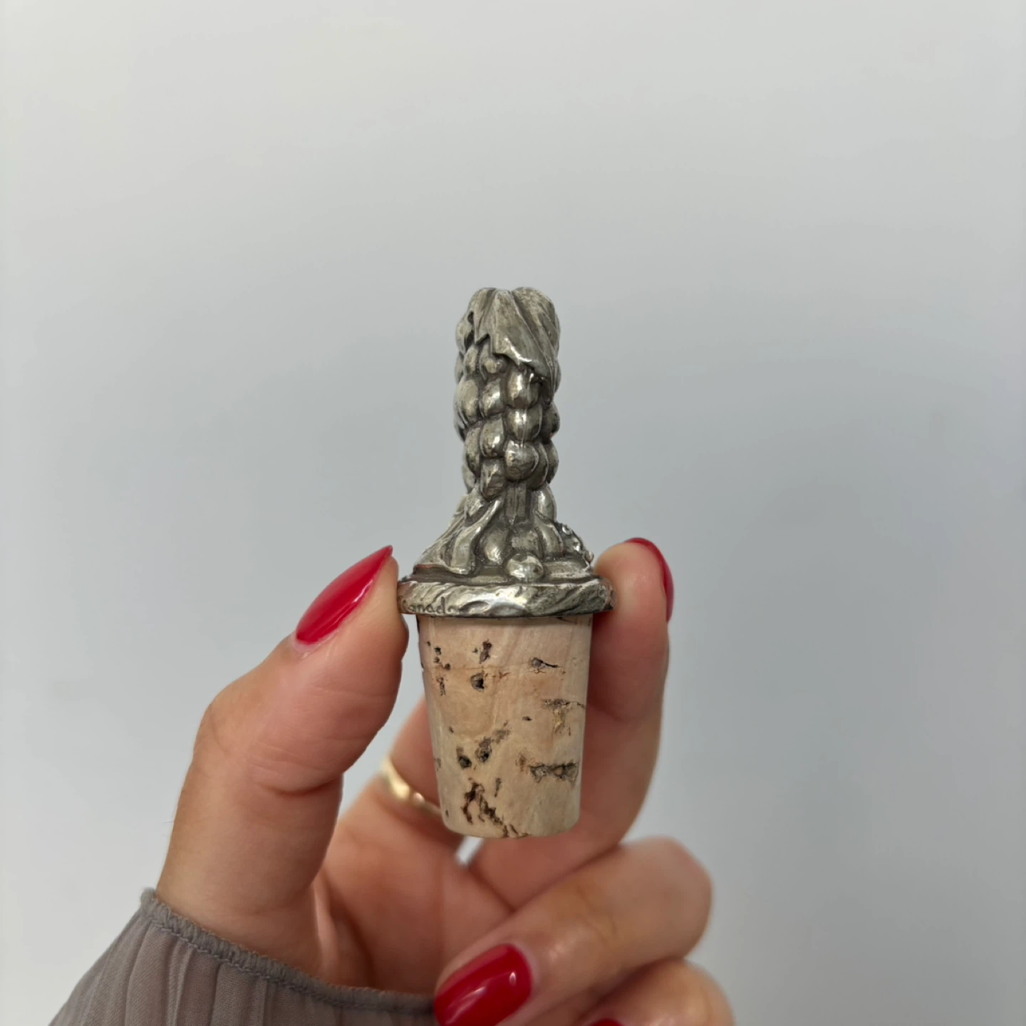 Seagull Pewter Cork Wine Stopper - photo 4