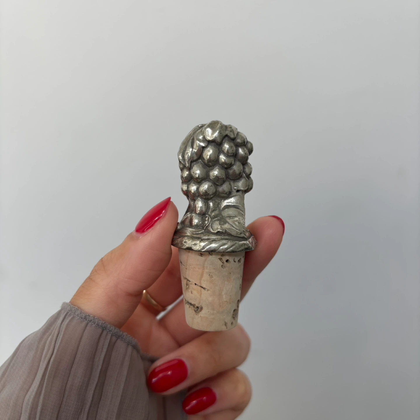 Seagull Pewter Cork Wine Stopper - photo 3