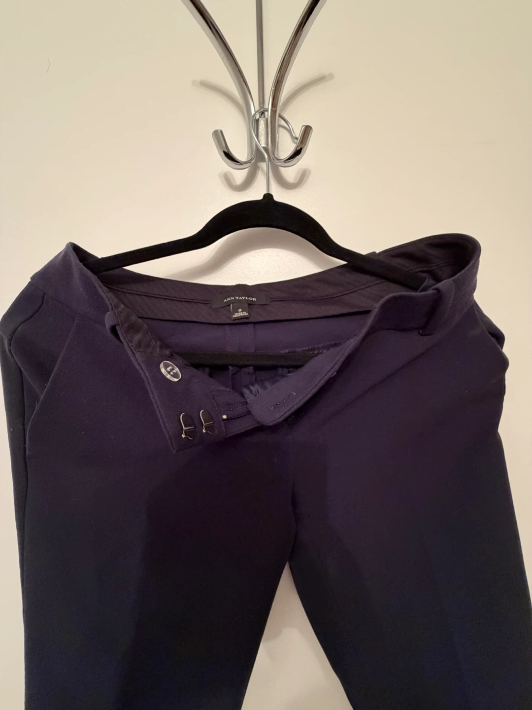 Ann Taylor Navy Blue Dress Pants Size 0 - photo 3