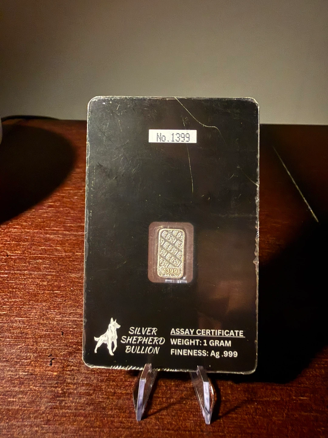 Silver Shepherd Bullion 1 Gram Silver Bar - photo 2
