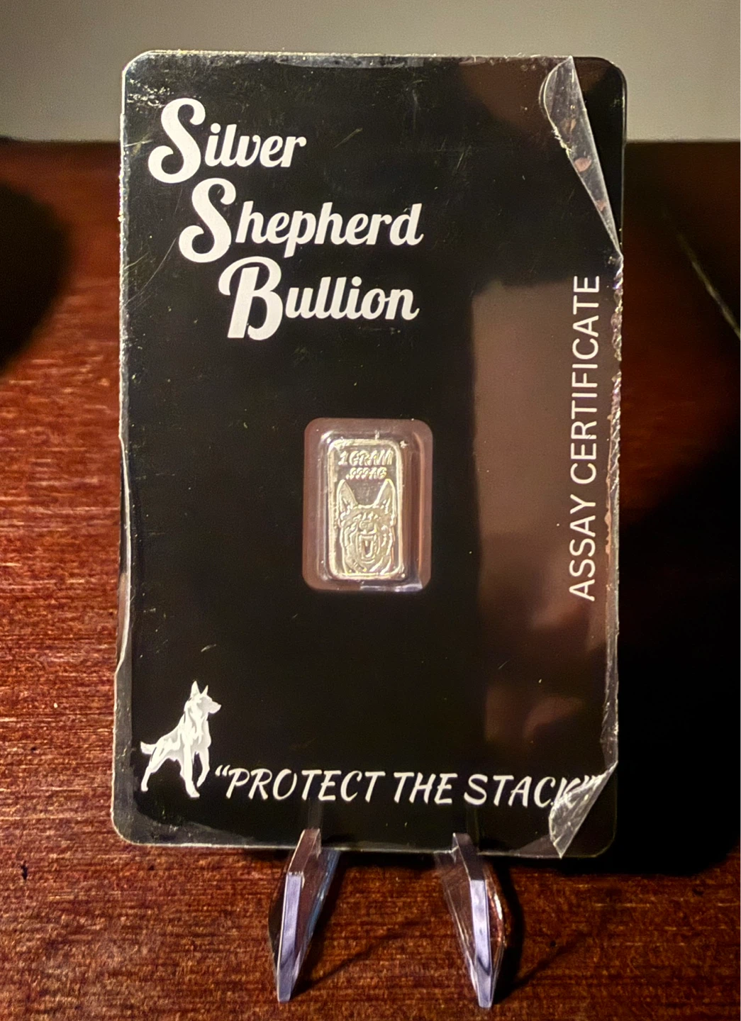 Silver Shepherd Bullion 1 Gram Silver Bar