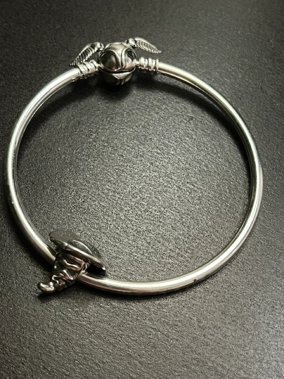 Pandora Sterling Silver Harry Potter Snitch Bangle Bracelet