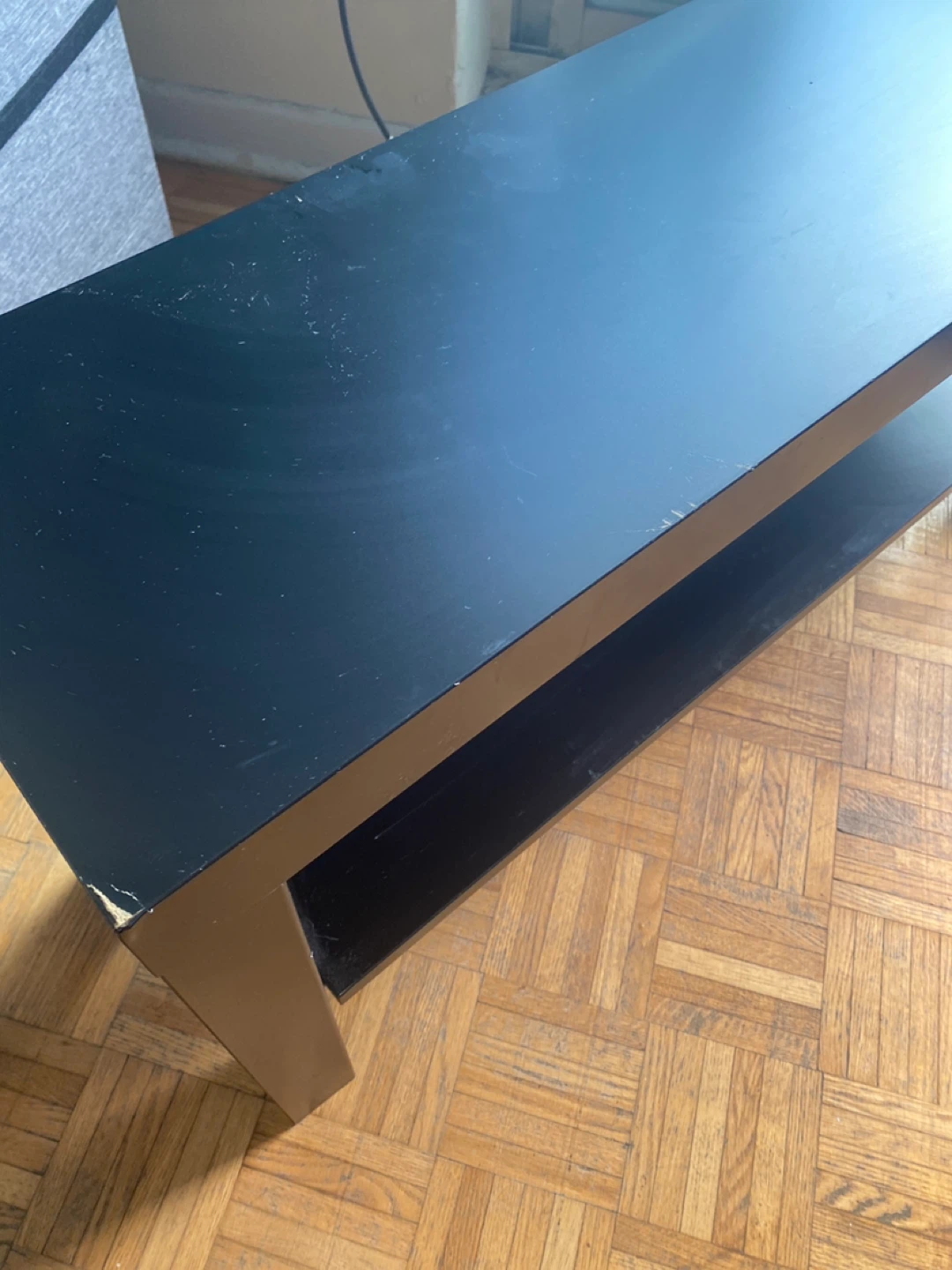 Black Two-Tier Entertainment Stand - photo 3