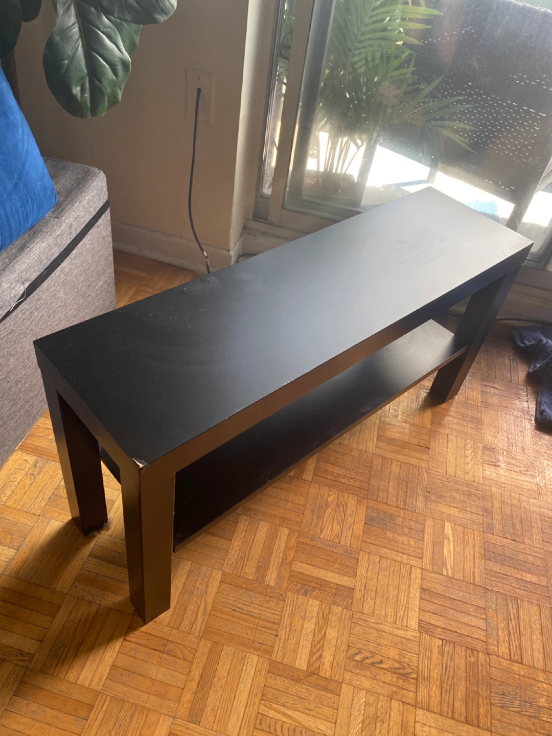 Black Two-Tier Entertainment Stand - photo 2