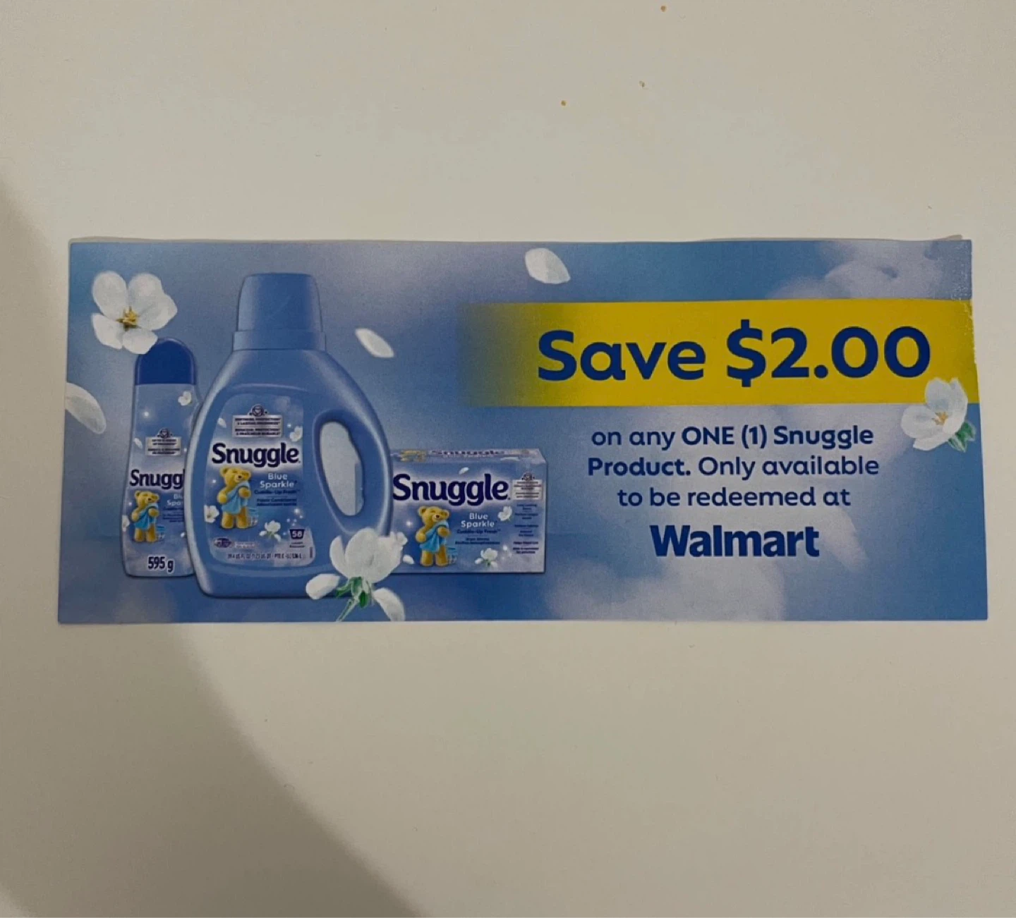 Snuggle $2 off coupon