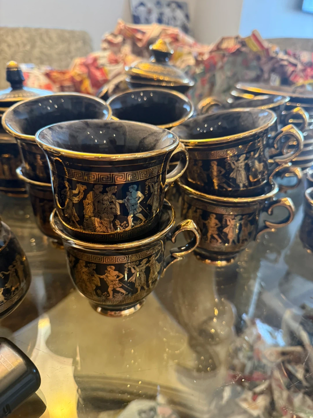 Fakiola Hand Made in Greece 24K Gold Tea Set - photo 3