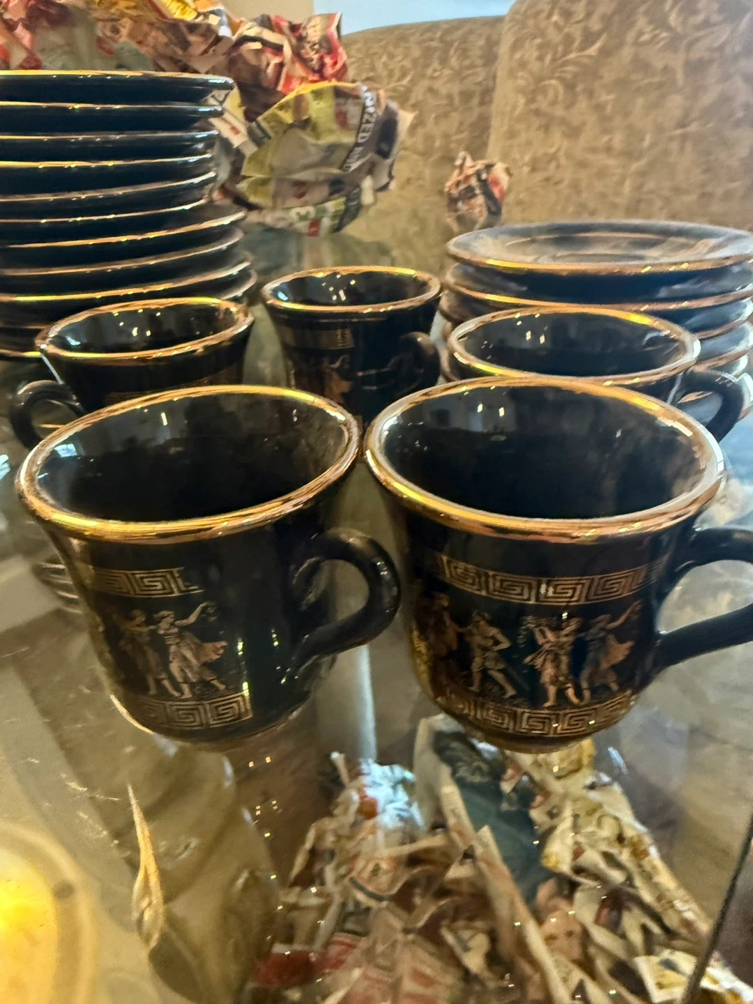 Fakiola Hand Made in Greece 24K Gold Tea Set - photo 4
