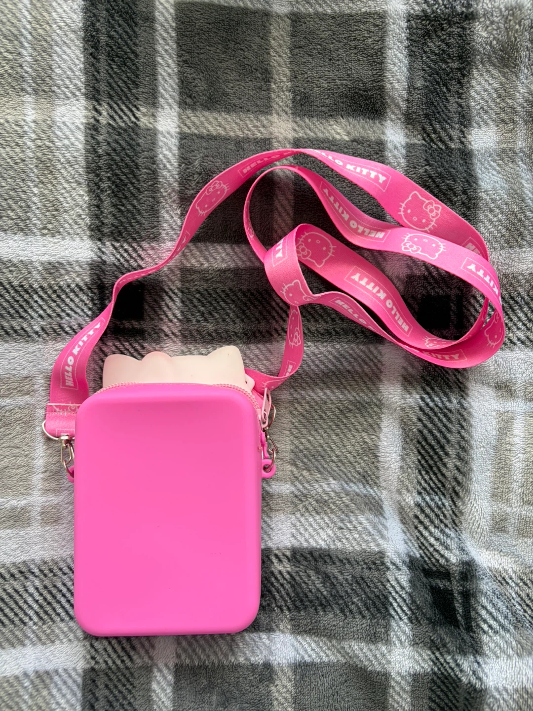 Hello Kitty Pink Lanyard Pouch with Glitter - photo 2