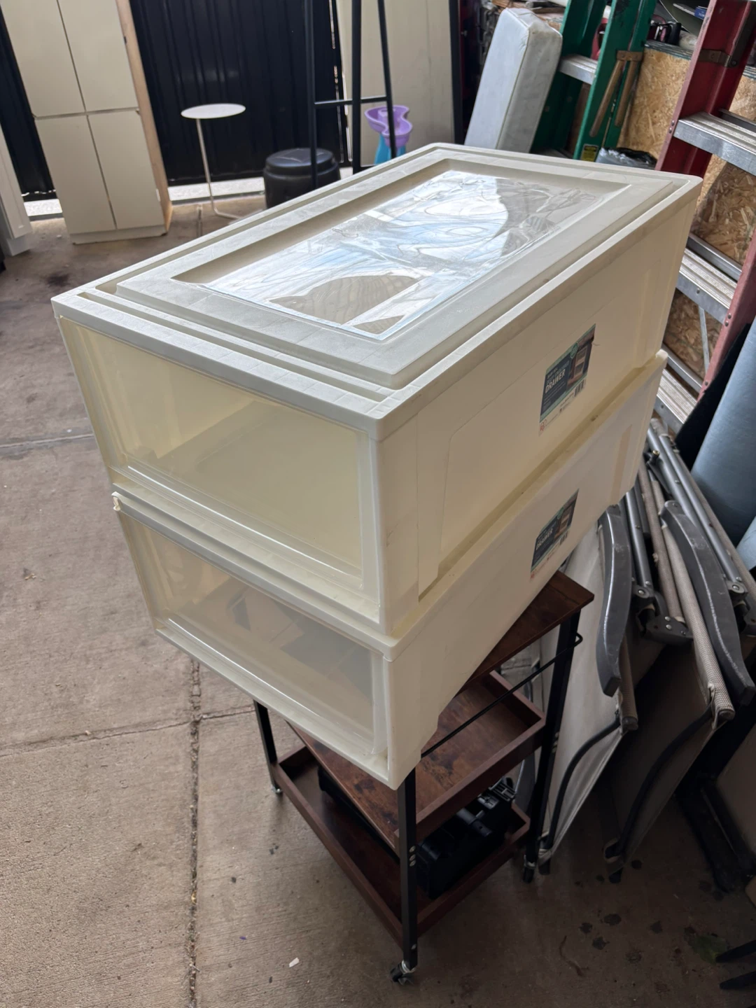 Stackable Storage Drawers - Set of 2