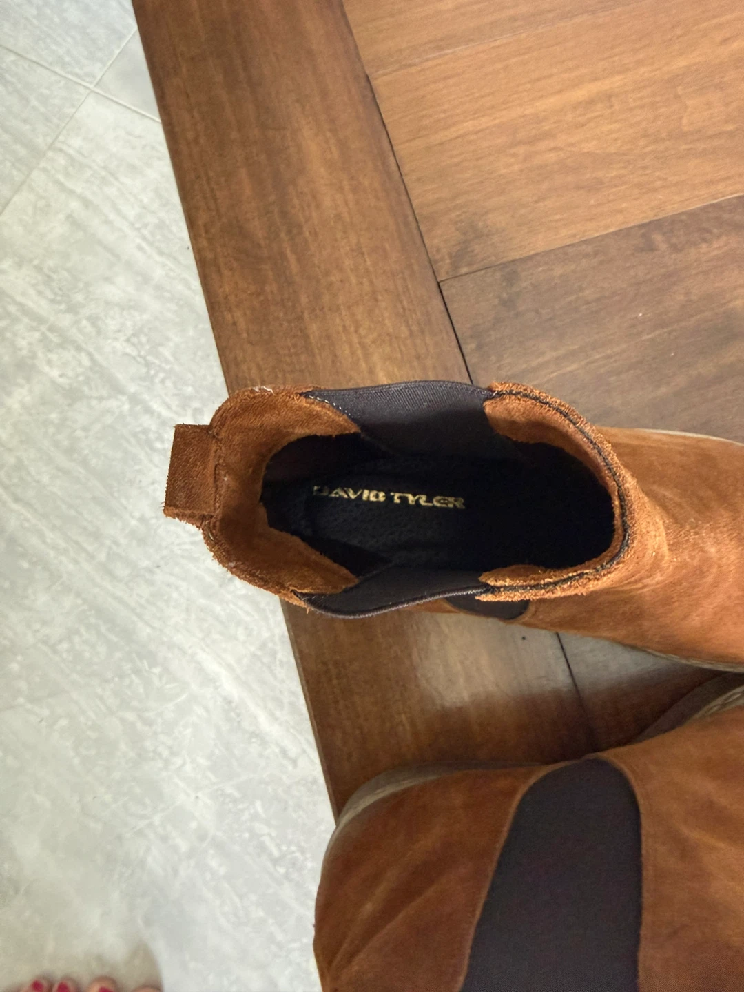 David Tyler Suede Chelsea Boots - photo 4