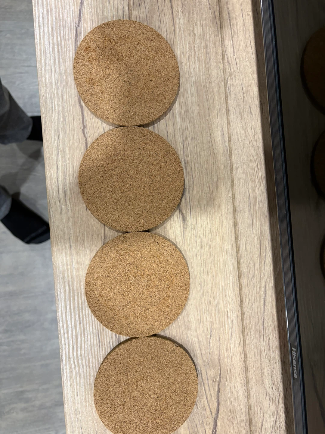 Set of 4 Cork Coasters