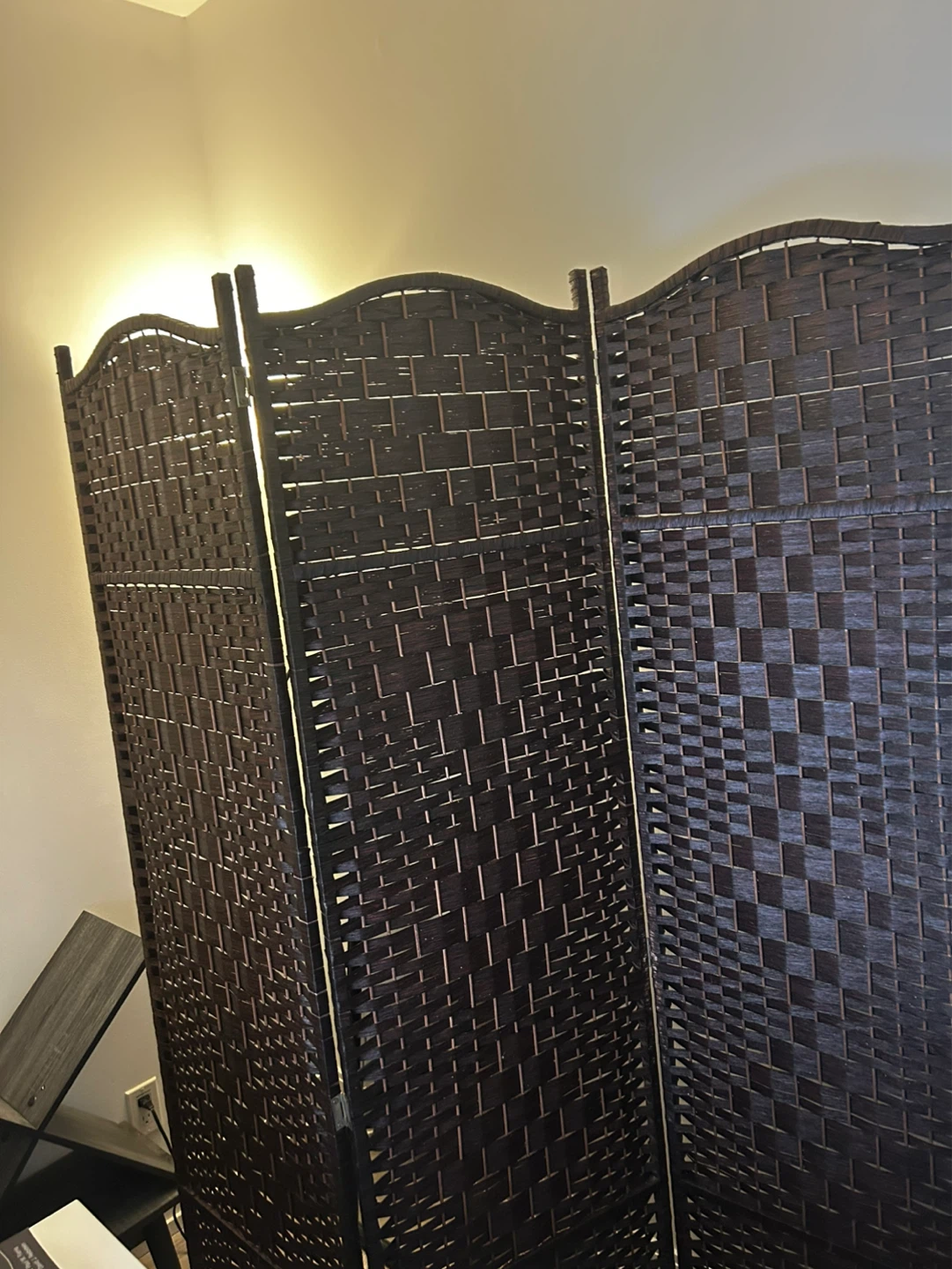 3-Panel Room Divider Screen - photo 2